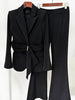 ENITTA Belted Blazer & Pants Set