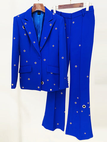 KLIMT Blazer & Pants Set in Blue
