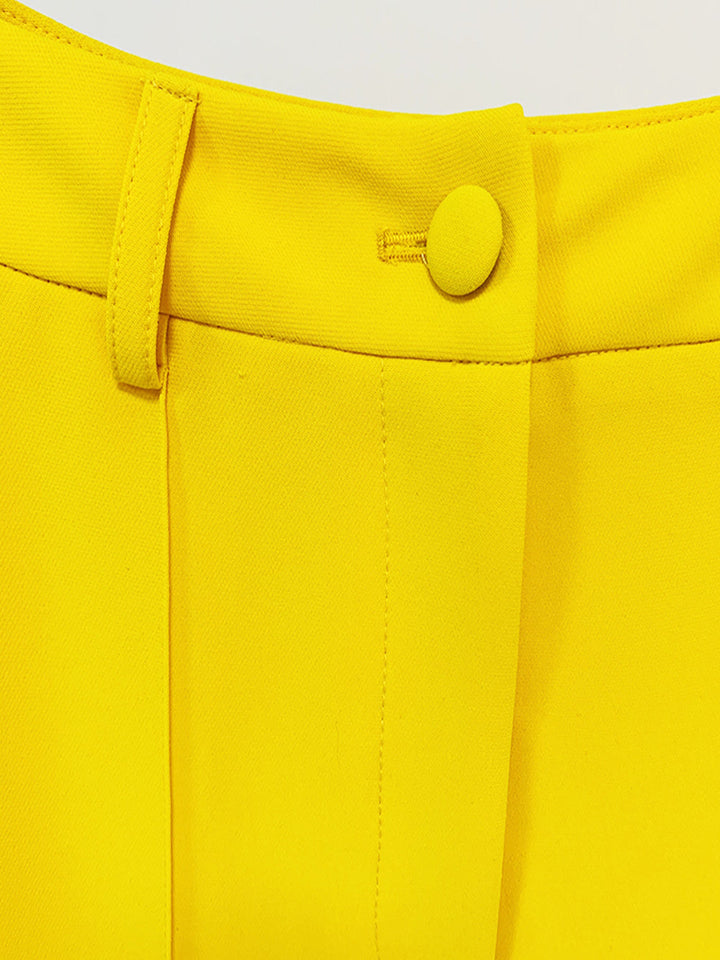 212 Blazer & Pants Set in Yellow