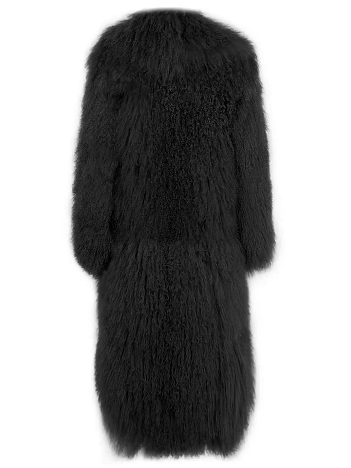 ZIALE Fur Oversize Maxi Coat