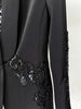 BENNE Embellished Blazer & Chiffon Pants Set