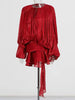 SSEE Ruffle Mini Dress in Red