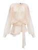 SSEE Ruffle Mini Dress in Apricot