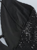 NIKA Sequin Mini Dress in Black