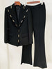 AIMI Blazer & Pants Set in Black