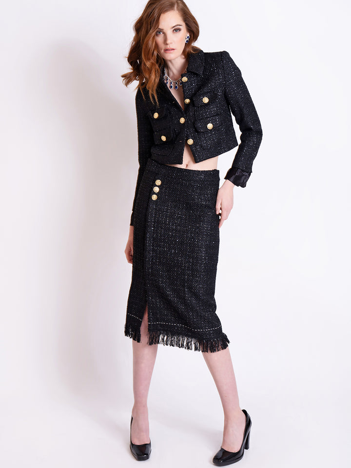 MORENNE Tweed Jacket u0026 Skirt Set – ZCRAVE