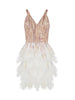 SWOON Feathers Mini Dress