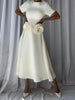 ORCHESTA Roses Midi Dress in Cream