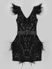KSUBA Feathers Mini Dress