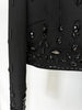 MATEA Beaded Cady Turtleneck Top & Midi Skirt