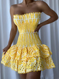 POETTE Mini Dress in Yellow