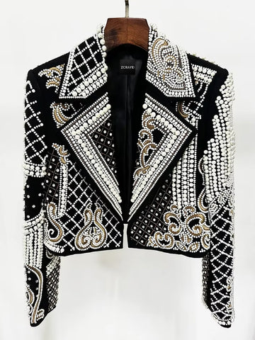 NENEE Embellished Beaded Jacket