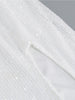 ENIGMA Sequin Maxi Dress in White