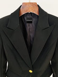Single-breasted Blazer in Black