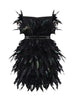 TAYE Feathers Mini Dress