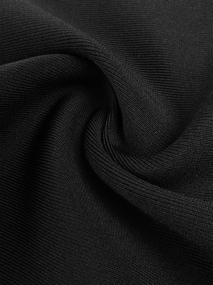AIJA Midi Dress in Black