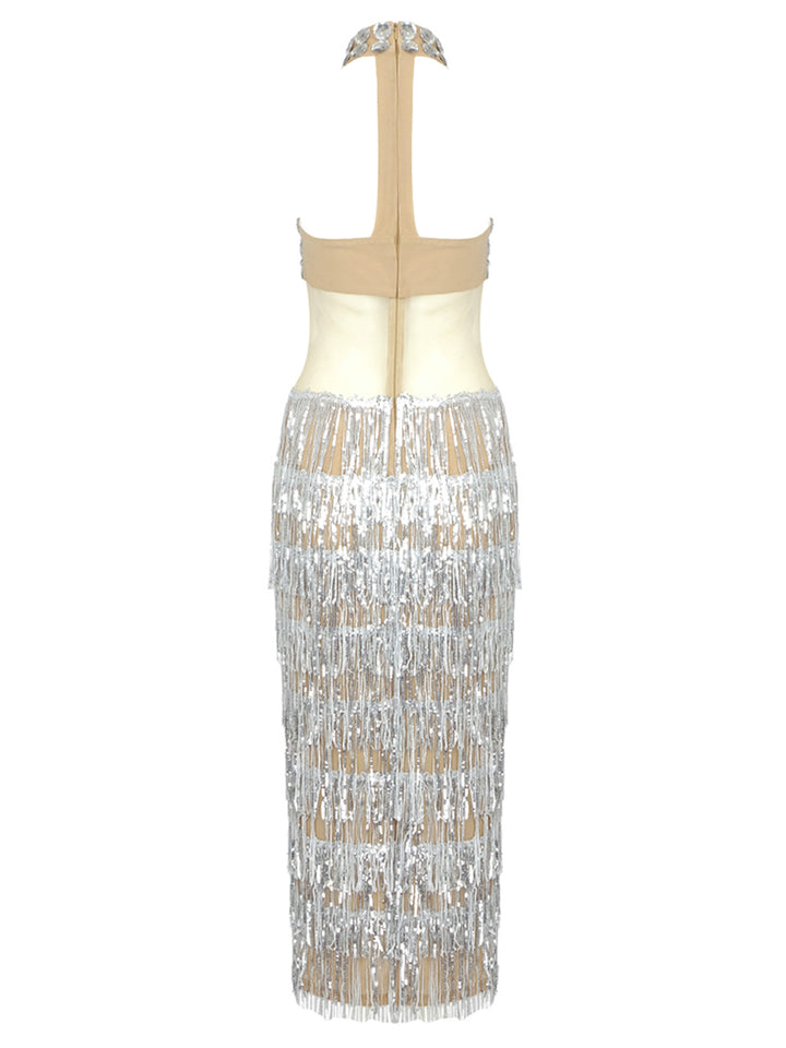 NAPPA Sequin Tassel Dress