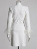 ANNETE Mini Dress in White