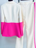 PETELE Blazer & Pants Set in Fuchsia