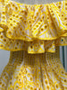 MINELE Mini Dress in Yellow