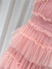 NILA Tulle Maxi Dress in Pink