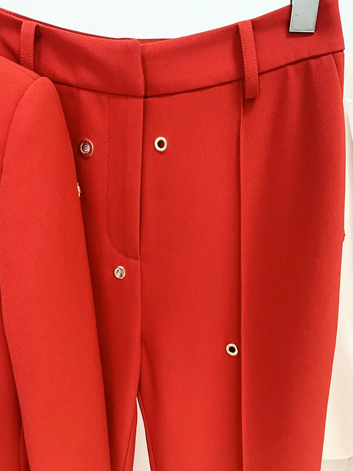 KLIMT Blazer & Pants Set in Red