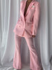 MILY Blazer & Flared Pants Set in Pink