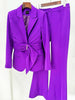 ENITTA Belted Blazer & Pants Set