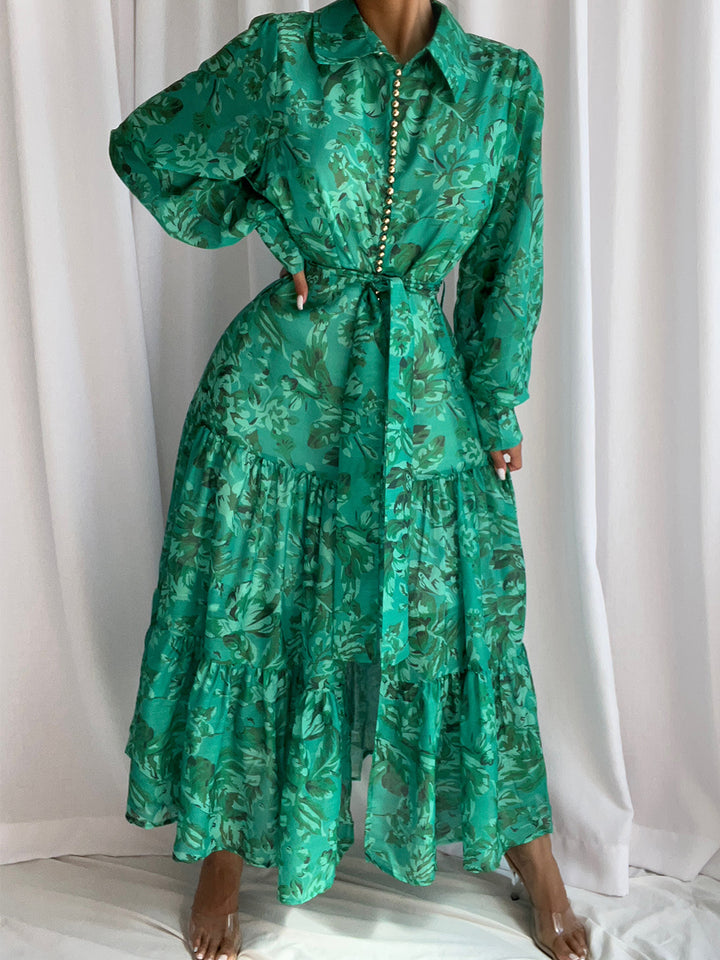 ZENEYA Maxi Dress in Green