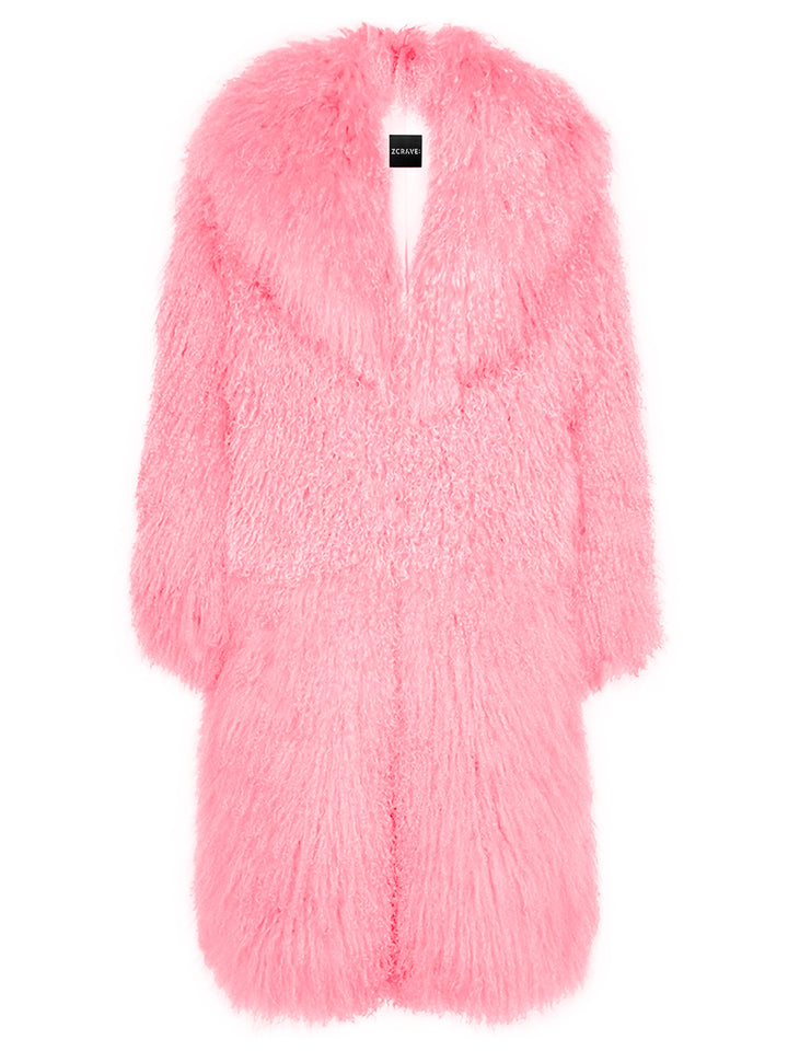 BARB Fur Oversize Coat