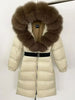 CENTRO Hooded Long Down Jacket