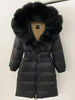 CENTRO Hooded Long Down Jacket