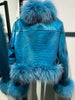 CHELSEA Fur Trim Leather Jacket