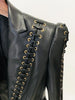 CIATO Laced Leather Blazer