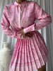 MIRAJE Blouse & Skirt Set in Pink