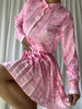 MIRAJE Blouse & Skirt Set in Pink