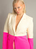 PETELE Blazer & Pants Set in Fuchsia