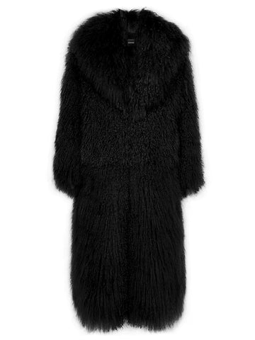 ZIALE Fur Oversize Maxi Coat