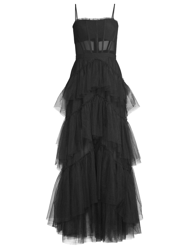 DIDA Tulle Dress in Black – ZCRAVE