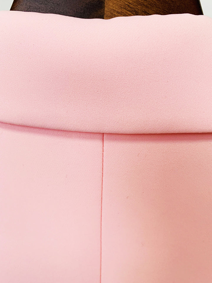 MILY Blazer & Flared Pants Set in Pink