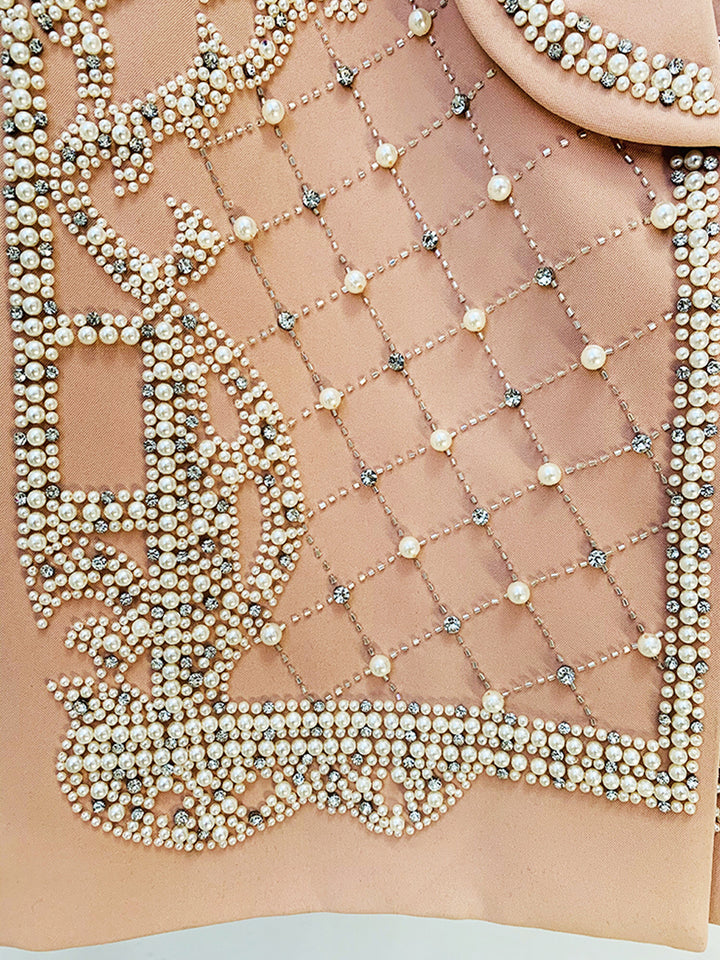 NAUTA Pearls Beaded Blazer Dress