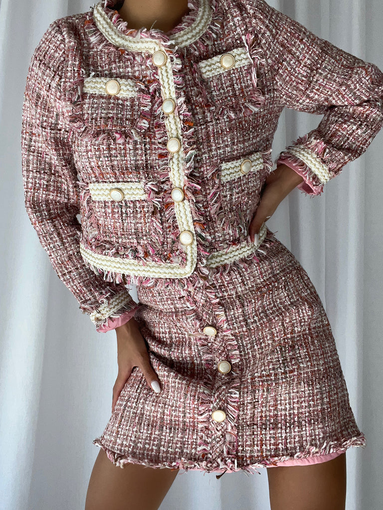 KAILE Tweed Jacket & Skirt Set