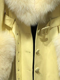 MAPLE Fur Foxy Leather Coat
