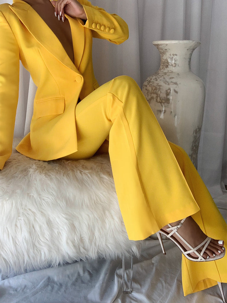 Buy Yellow Trousers & Pants for Women by Silverfly Online | Ajio.com