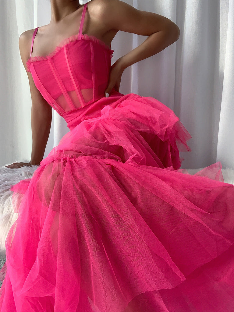 Pixie Dress in Hot Pink - FINAL SALE