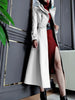 OMYX Leather Trench Coat