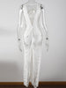 EINAV Tassel Fringe Maxi Dress in White