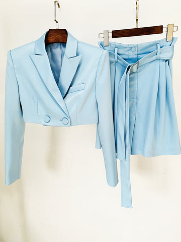 SADE Blazer & Shorts Set