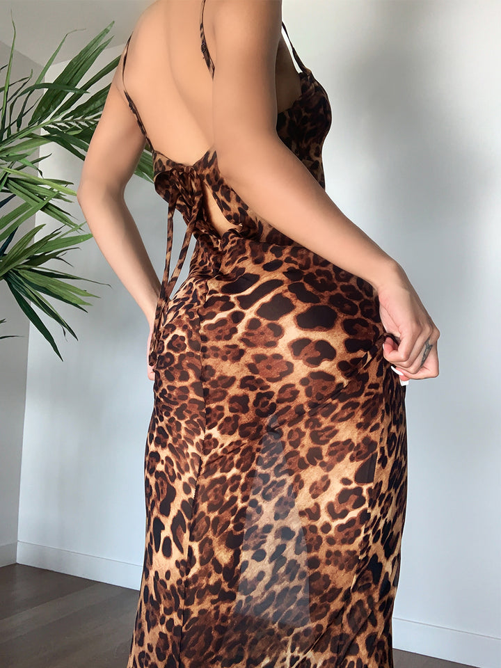 CATALINA Leopard Dress
