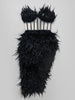 CELLAV Strapless Feathers Dress